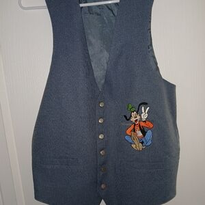 Too cute Character vest pin stripe fits L-xl
